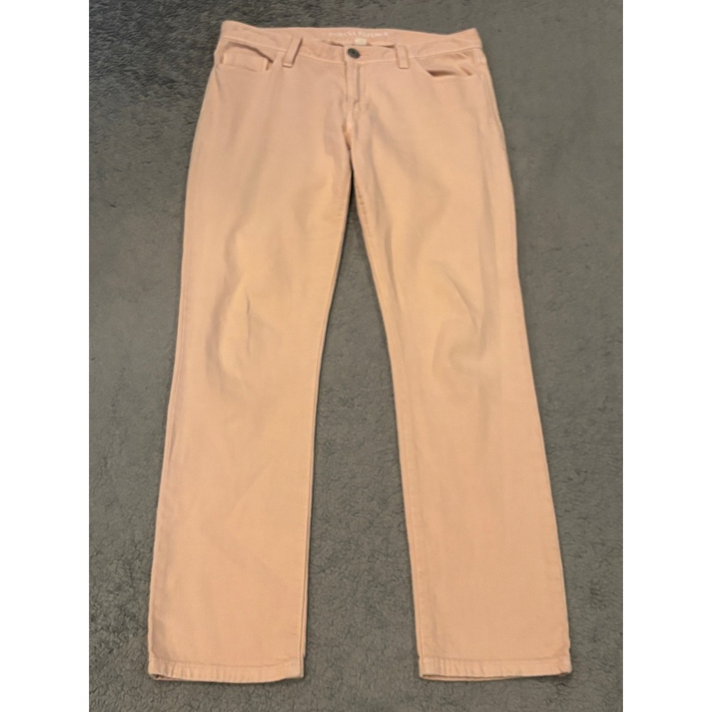 Banana Republic Skinny Jeans Womens 29 Peach Pink Stretch Denim Pants